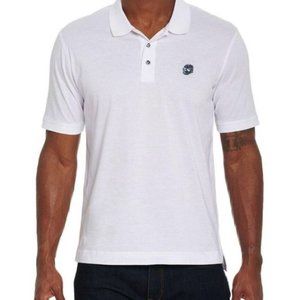 Robert Graham Stone Trail Knit Polo Shirt - White
